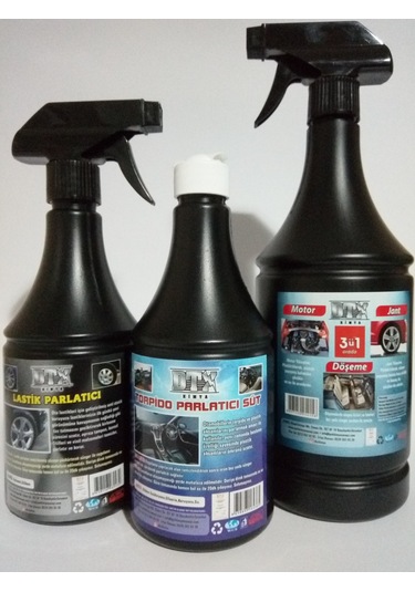 Lastik/Torpido Parlatıcı 500Ml-Motor/Jant/Döşeme 1Lt