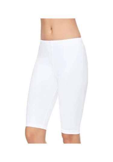 Bayan Kısa Tayt 2218 Gri Melanj