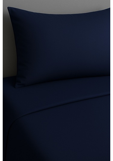 Çift Kişilik Nevresim Takımı Lacivert %100 Pamuk Lacivert