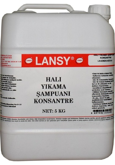 Lansy Konsantre Halı Yıkama Şampuanı 5 KG