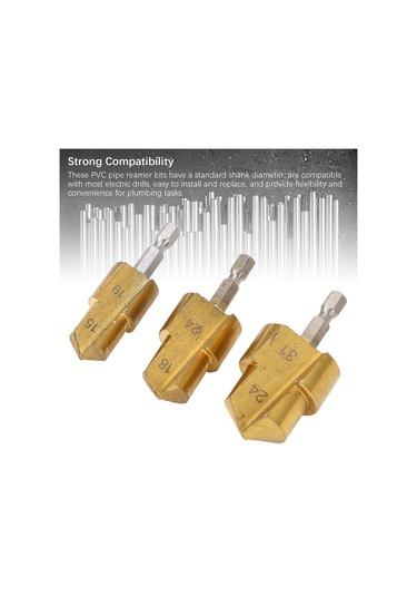 Fafeicy Boru Rayba Uçları, Yüksek Karbonlu Çelik Kademeli Matkap