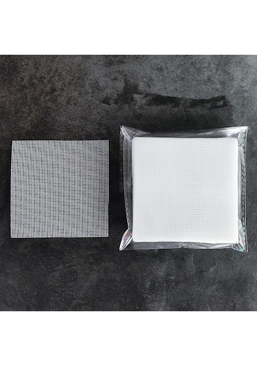 10x10cm 100 Adet-saksı Delik Örgü Pedi, Bonsai Saksısı Alt Izgara Mat, Toprak Kaybını Önler, Nefes Alabilen Yayılım İstasyonu, 10 Adet, 100 Adet