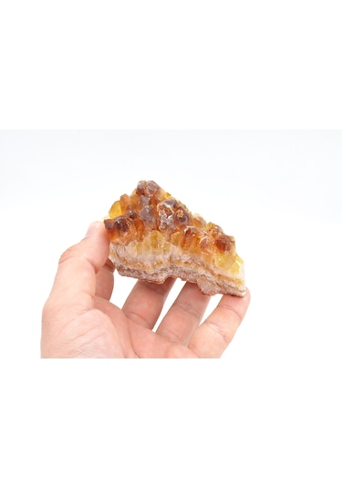 Hakiki Doğal Sitrin Taşı Kaya Parçası 258 Gram