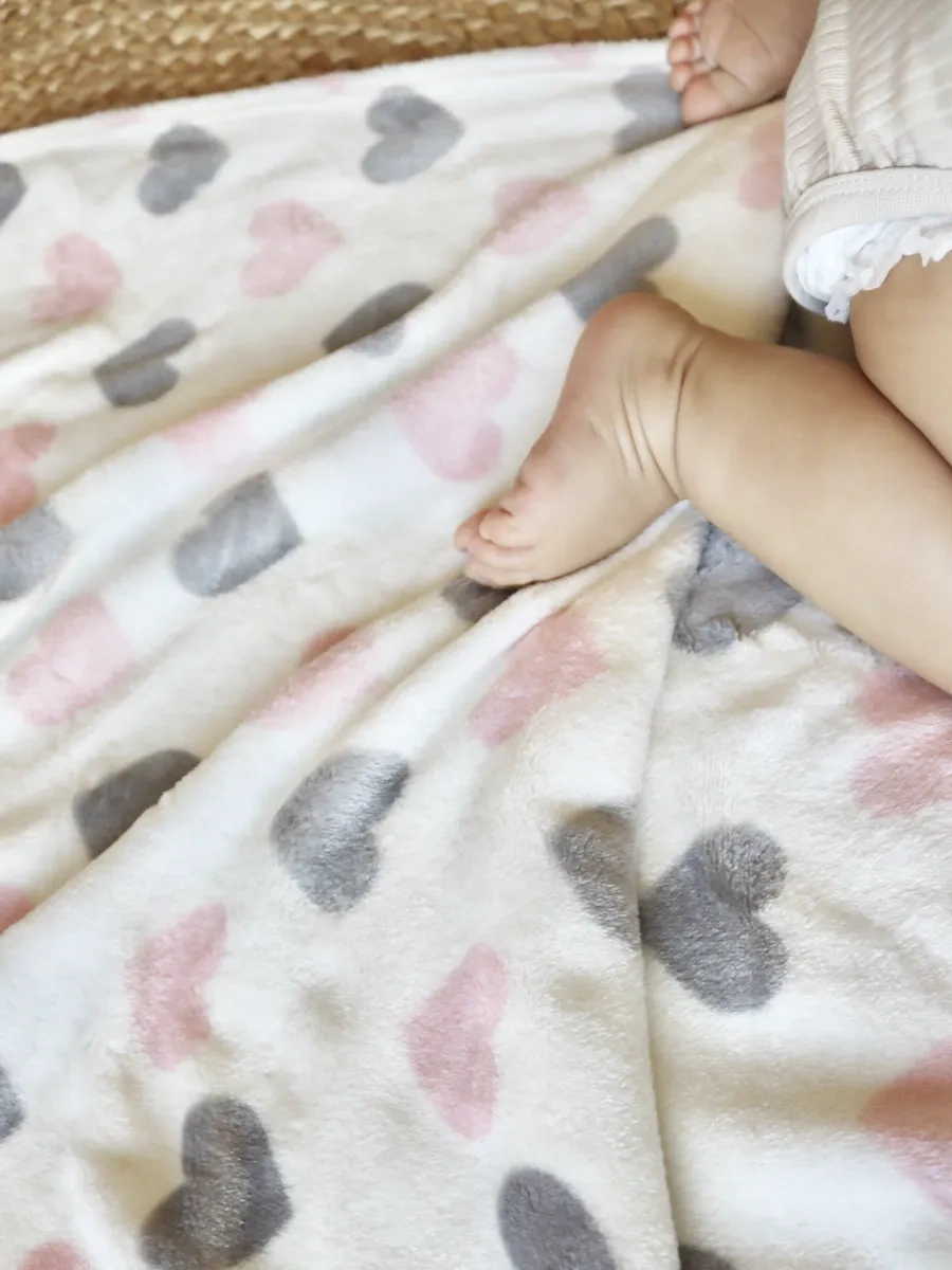 Lucik Sveta Yenidoğanlar İçin Bebek Beşiği/puset Battaniyesi, 100x120 200953768 Pembe