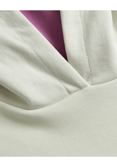 Skechers G 2xı-lock Loose Fit Sweatshirt Büyük Kız Çocuk Beyaz Sweatshirt Sk242035-102 Beyaz