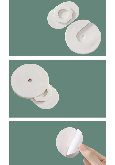 Gajeena Duvar Tipi Otomatik Yapışkan Plastik Soket Tutucu, Sabit Tutma Ve Mekan Düzenliği İçin Oturma Odası, Yatak Odası, Ofis Kullanıma Uygun