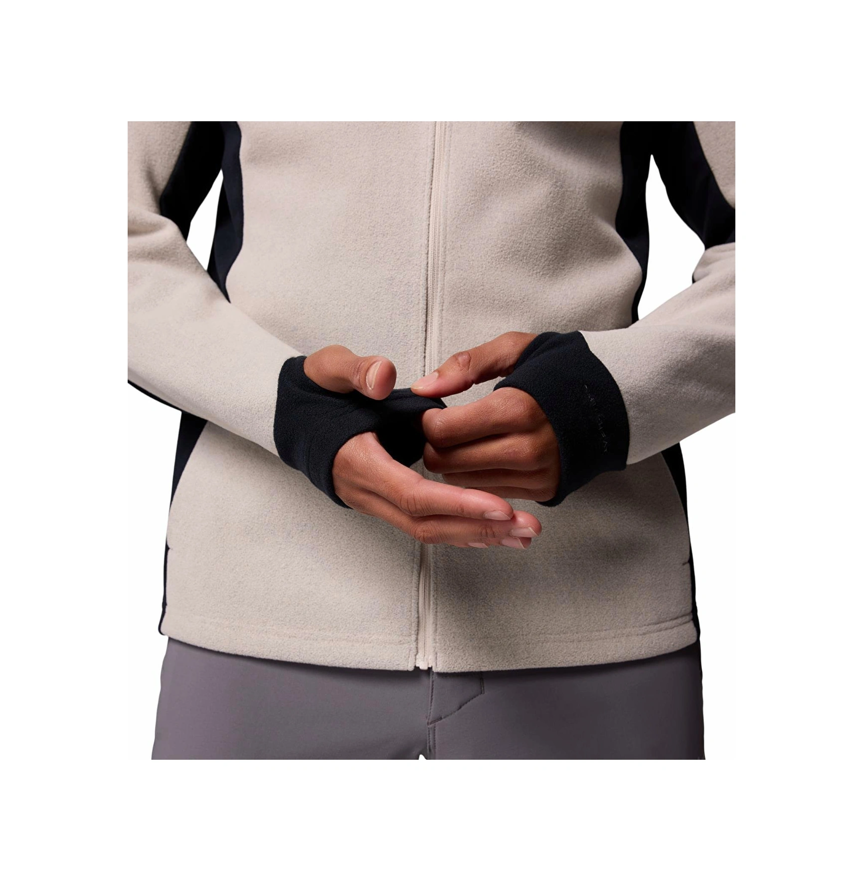 Columbia Am4428 Arctic Peak Full Zip Erkek Polar-30848 Bej