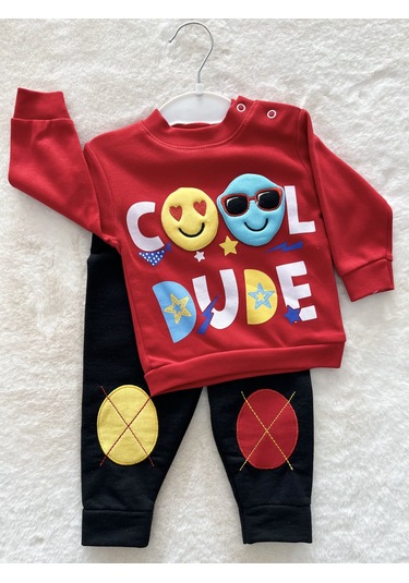 Emojili İkili Takım Kırmızı