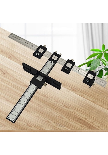 Ağaç İşleme Yardımı Alet Sapı Yumruk Bulucu Dolap Kapı Deliği Açıcı Tüm Alüminyum Alaşımlı