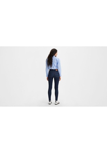 Levi's Mile High Super Skinny Jean Pantolon-1772 Dark İndigo - Worn İn