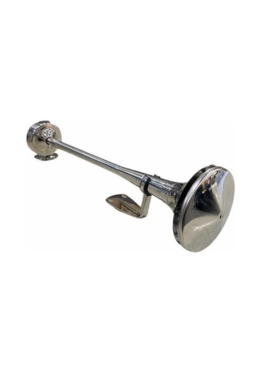 Havalı Korna Tekli Krom 520 Mm Marin Valf Ve Bobin Mevcut Değil
