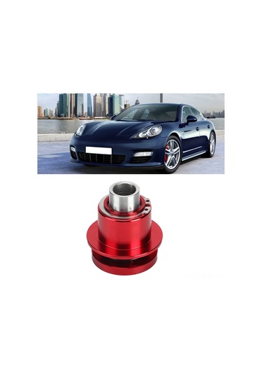 Geeroyoo Alüminyum 3 Delikli Direksiyon Hızlı Çıkarma Adaptörü - 360 Derece Hızlı Montaj, Dayanıklı Ve Tüm Aftermarket Direksiyonlarla Uyumlu