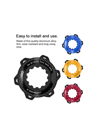 Springsun Alüminyum Alaşım Bisiklet Merkez Kilidi 6 Delikli Adaptör Disk Fren Rotoru Dönüşüm Aksesuarı