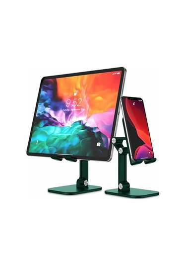 Honmex Alüminyum Telefon Ve Tablet Tutucu - 4 Açı Ayarlanabilir, Taşınabilir, Dürtüye Dayanıklı, Siyah