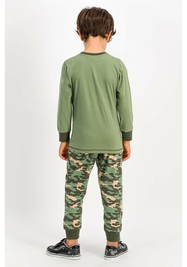 Roly Poly 1639 1-4 Yaş Uzun Kol Erkek Çocuk Pijama Takımı