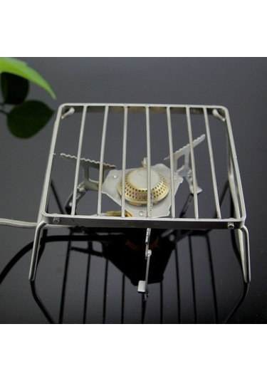 Wondernest Outdoor Mini Taşınabilir Katlanır Izgara Paslanmaz Çelik 304 Fırın Kafa Braketi 23x19.5x11cm Çok Renkli Çok Renkli