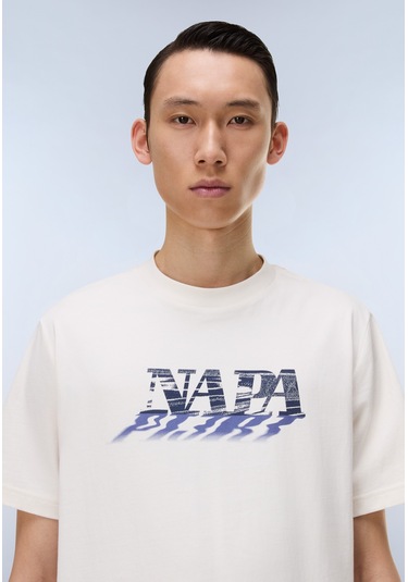 Napapijri S-lodestar Ss Erkek T-shirt-31973 Beyaz