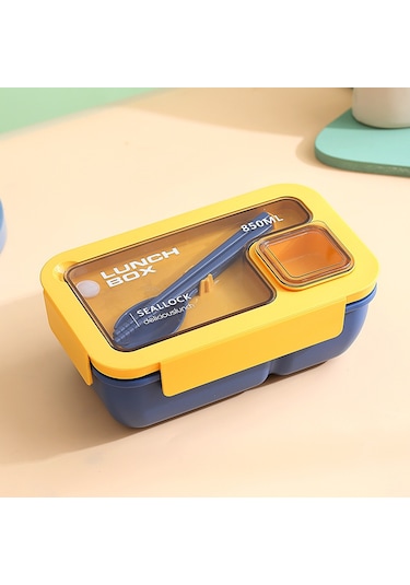 Okullar İçin Uygun Beslenme Çantası Ve Yemek Takımı A-2 MAvi