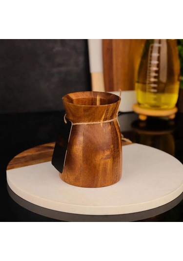 Mien Dayanıklı Akasya Bohem Kaşıklık -7b96 Kahverengi