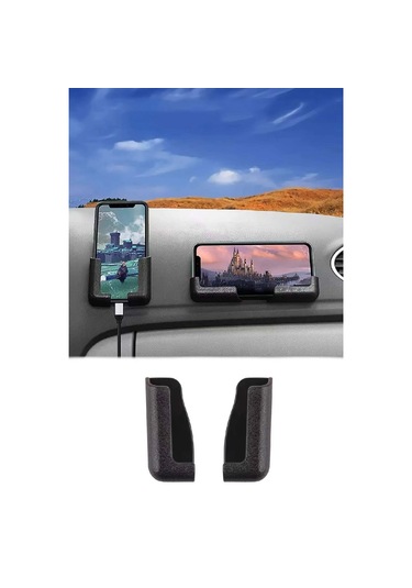 Telefon Tutucu Mini Çok Fonksiyonlu Araç İçi Telefon Tutucu Bantl