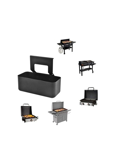 Tenfowee Blackstone Izgara Yağ Toplama Tepsisi 17,22,28,36 İnç - Pas Koruyucu Çelik, Hızlı Kurulum, Kolay Temizleme Aksesuarı Çok Renkli