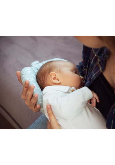 Babyjem Emzirme Yastığı Mint Çiçek