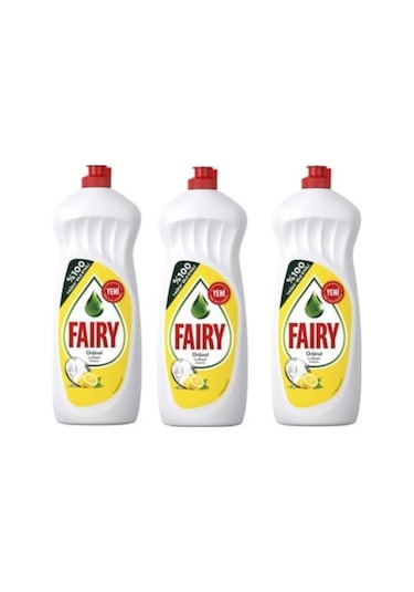 Fairy Bulaşık Deterjanı 650 ML x 3 Adet