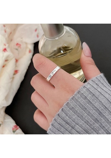 Kadınlar İçin Özel Olarak Tasarlanmış Benzersiz Düz Bantlı Yüzük No.69 Çok Renkli