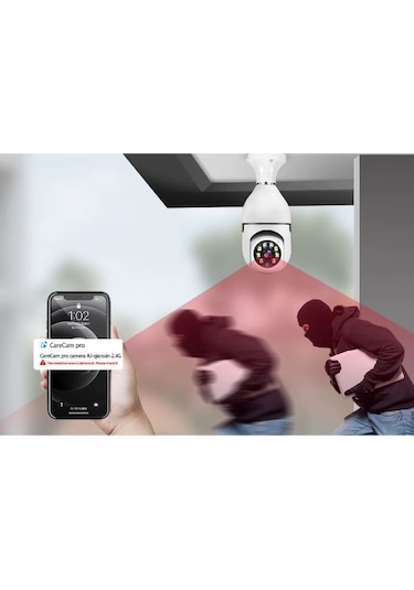 Duy Girişli Kablosuz Ampul Kamera