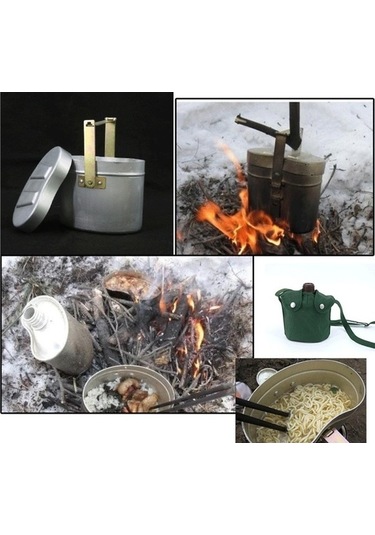 Ulzyvf Yürüyüş Taşınabilir Skycity Sırt Seti Renkli Piknik Pişirme Matara Kapaklı Kamp Hava Gereçleri Çantası Çok Renkli