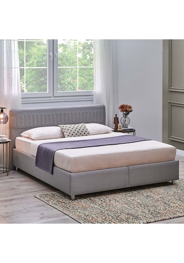 Yataş Bedding Nano Başlık Somni Baza Set 160x200 - Gri