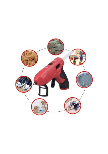 Pazly 4.2v Kablosuz Sıcak Tutkal Makinesi, Tip-c Şarjlı Mini, 15 Tutkal Çubuğu