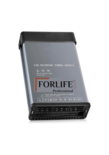 Forlife 33 Amper 12 Volt 400 Watt Yağmur Korumalı Led Trafosu
