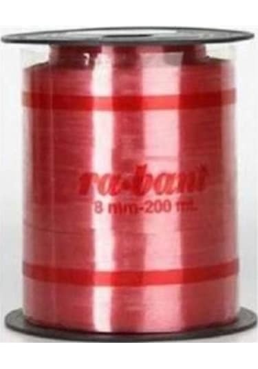 Rafya Ra-Bant Paket Bandı Rafya 8Mm X 200Mt - Kırmızı