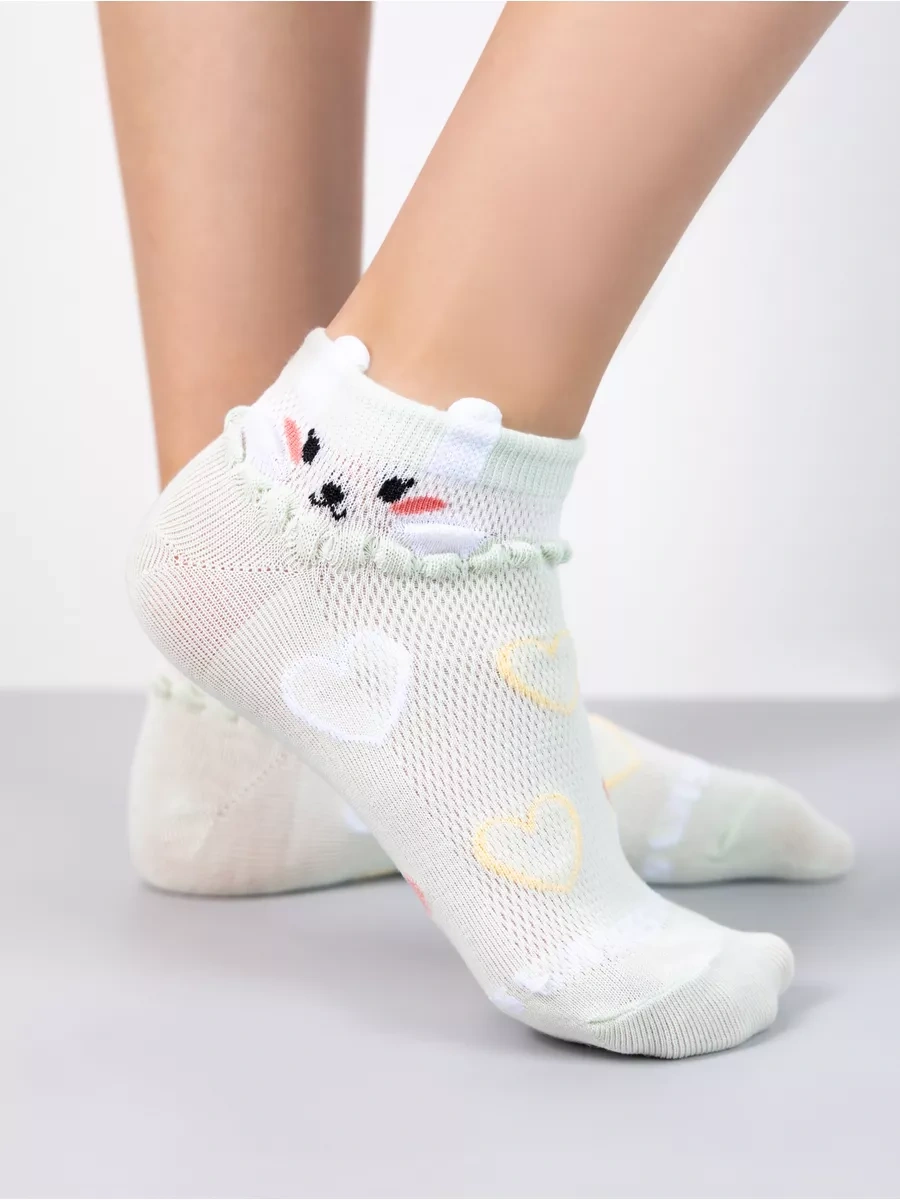 Twınsocks Kalpli Pamuklu Çoraplar 10 Çift 152943057 Pembe