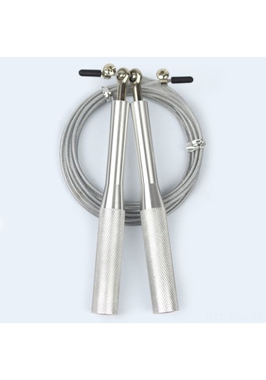 Geeksen Pembe Alüminyum Saplı Çift Rulmanlı Çelik Tel Atlama İpi - Spor Antrenmanı Ve Egzersiz İçin Diğer