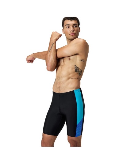 Speedo Dive Splice Jam-mer Erkek Yüzücü Mayosu Siyah Siyah