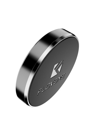 Hombey Alüminyum Manyetik Araç Telefon Tutucu - Evrensel Uyumlu, Sabit Tutma Özelliği, Siyah Renk Siyah