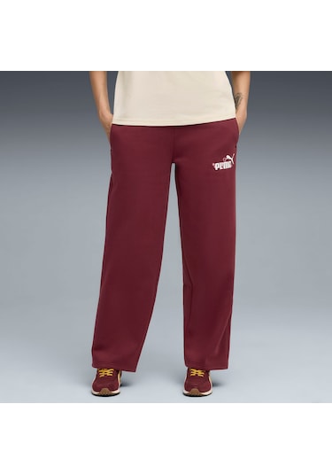 Puma Essentıals Nature 2.0 Comfort Logo Kadın Pantolon 688081 96 Kırmızı