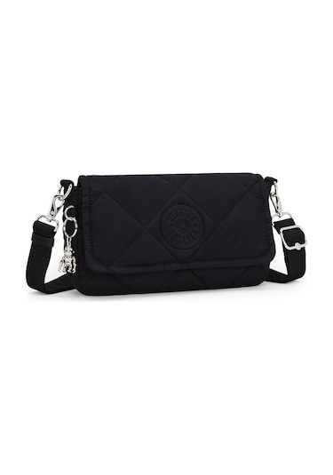 Kipling Kıplıng Aras Küçük Boy Omuz Çantası Siyah Cosmıc Black Ql Siyah