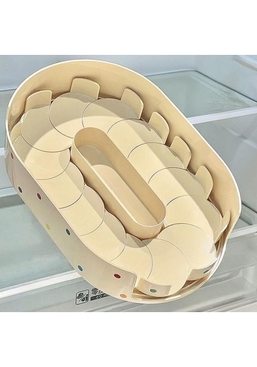 Suntek Döner Tablalı Saklama Tepsisi, Gıda Dolabı Ve Süt Beyazı