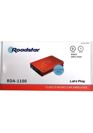 Garaj Dünyası Roadstar Rda-1100 D Class Mono Amfi 4 Ohm 360w Rms