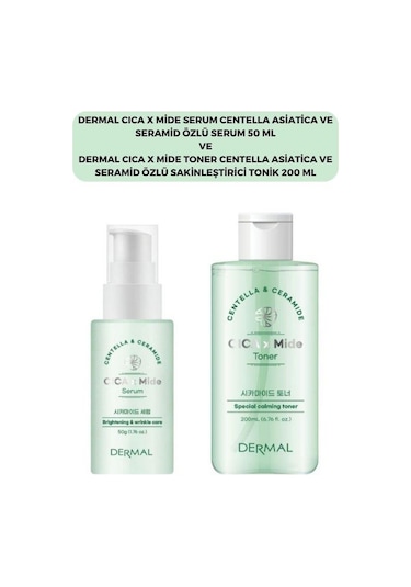 Dermal Cıca X Mide Centella Asiatica Özlü Serum Ve Tonik