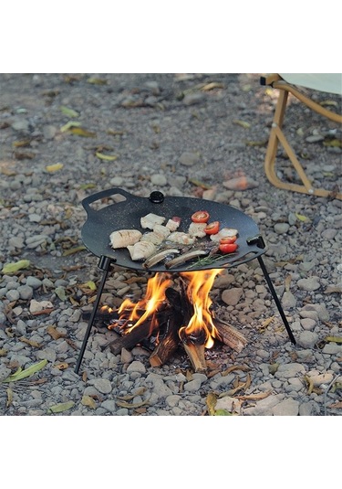 Ulzyvf Tripod Siyah Izgara Çıkarılabilir Dikey Barbekü Braketi Siyah