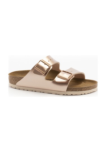 Terlik Kadın 1012478 Arizona Birkenstock Bf Electrıc Metallıc Copper Null Bakır
