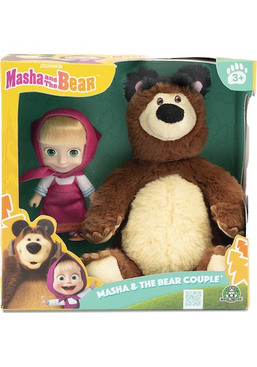 Masha&Koca Ayı 20 CM Pelüş 12 CM Bebek
