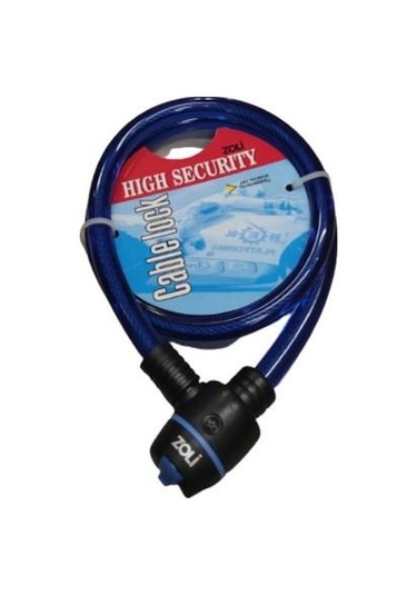 Zoli Xbyc 4521 Anahtarlı Bisiklet Halat Kilit 15x1000 Mm Bisiklet Kilidi Mavi