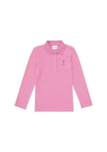 U.s. Polo Assn. Kız Çocuk Koyu Pembe Sweatshirt 50316836-vr167 Koyu Pembe