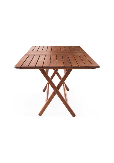 Bahçecimobilya Atina Katlanır Masa - Atina Masa 80X80 Ceviz