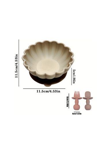 Çocuk Silikon Kase, Bebek Gıda Takviyesi Öğrenme, Vantuz
